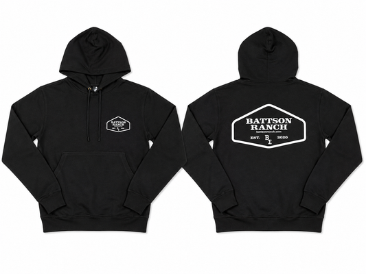 BATTSON RANCH HOODIE BLACK